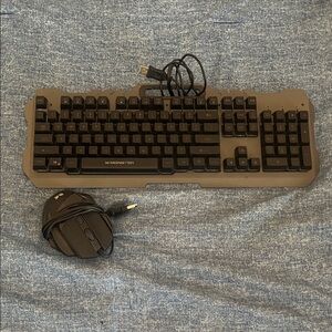 Black Gaming Keyboard and Mouse Combo
